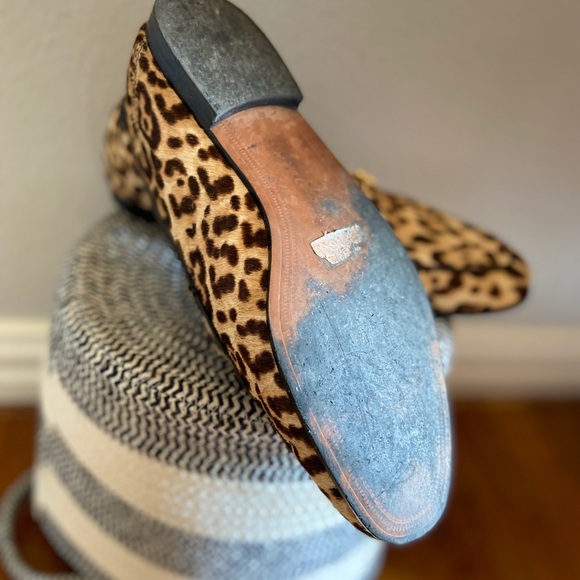 Sam Edelman Leopard print calf hair loafers - Picture 5 of 8